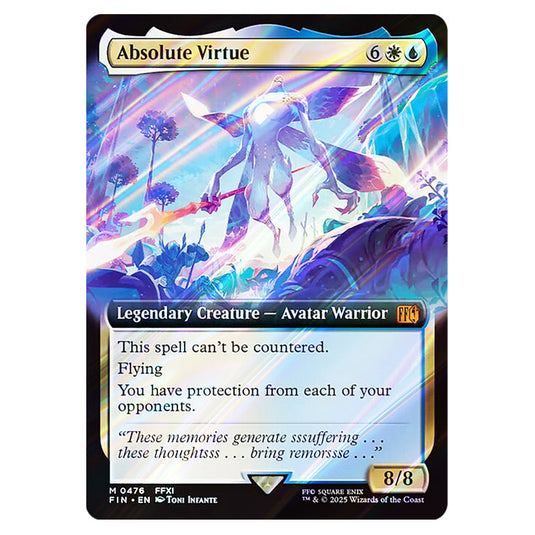 Absolute Virtue 0476 card from the Magic The Gathering set Universes Beyond - Final Fantasy