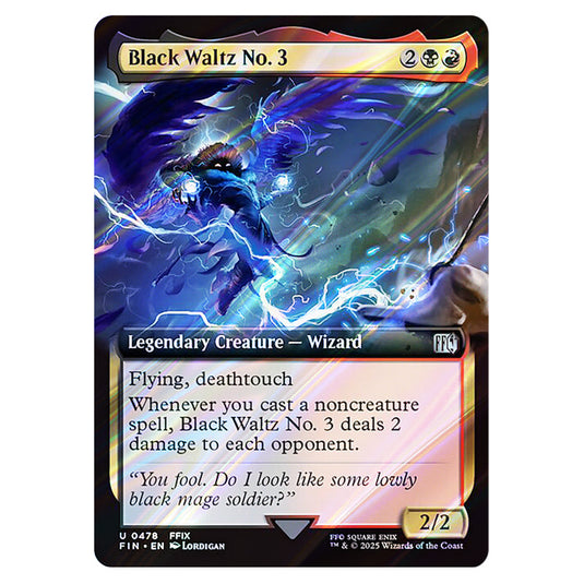 Black Waltz No. 3 0478 card from the Magic The Gathering set Universes Beyond - Final Fantasy