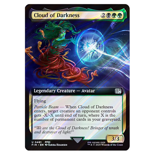 Cloud of Darkness 0481 card from the Magic The Gathering set Universes Beyond - Final Fantasy