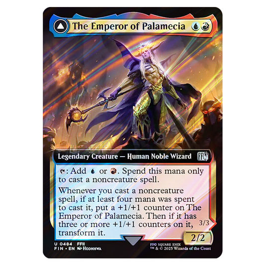 The Emperor of Palamecia // The Lord Master of Hell 0484 card from the Magic The Gathering set Universes Beyond - Final Fantasy