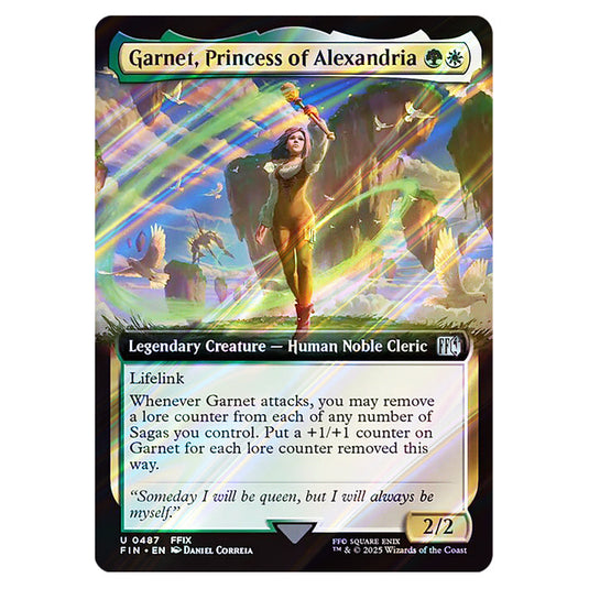 Garnet, Princess of Alexandria 0487 card from the Magic The Gathering set Universes Beyond - Final Fantasy