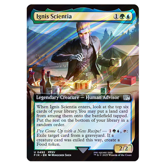 Ignis Scientia 0492 card from the Magic The Gathering set Universes Beyond - Final Fantasy