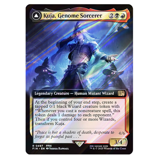 Kuja, Genome Sorcerer // Trance Kuja, Fate Defied 0497 card from the Magic The Gathering set Universes Beyond - Final Fantasy
