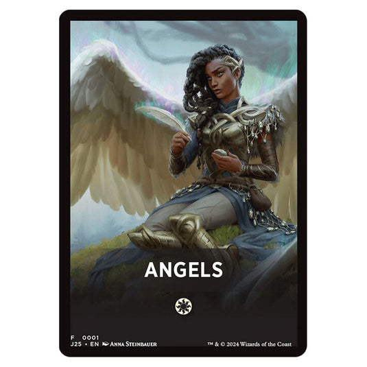 Angels 0001 card from the Magic The Gathering set Foundations Jumpstart Front Cards