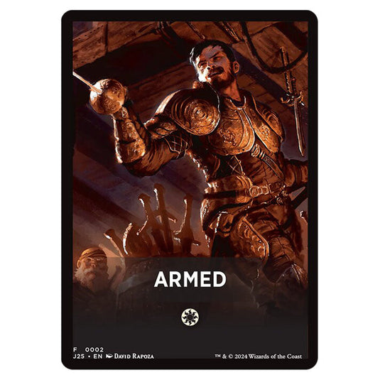 Armed 0002 card from the Magic The Gathering set Foundations Jumpstart Front Cards