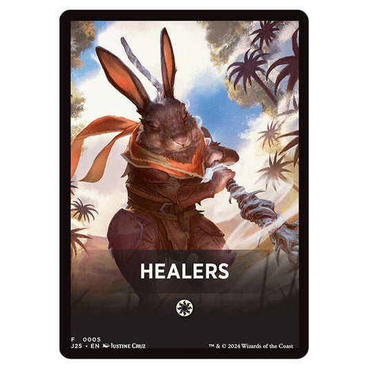 Healers 0005 card from the Magic The Gathering set Foundations Jumpstart Front Cards
