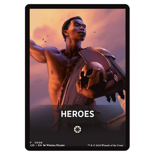 Heroes 0006 card from the Magic The Gathering set Foundations Jumpstart Front Cards