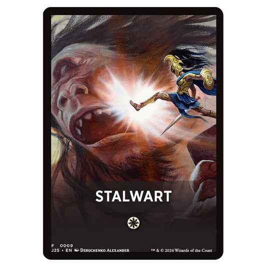 Stalwart 0009 card from the Magic The Gathering set Foundations Jumpstart Front Cards