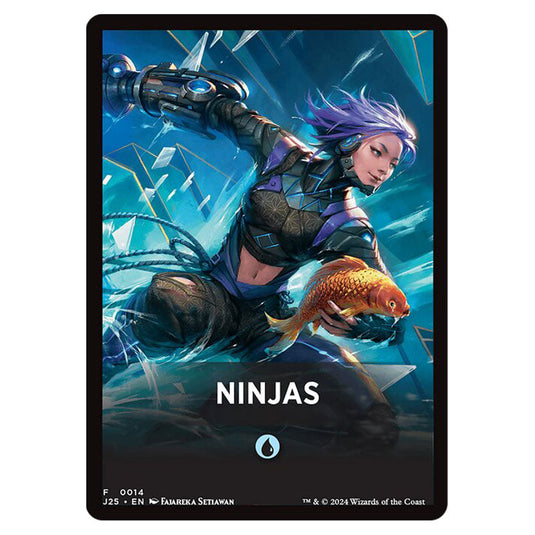 Ninjas 0014 card from the Magic The Gathering set Foundations Jumpstart Front Cards