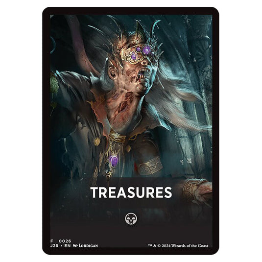 Treasures 0026 card from the Magic The Gathering set Foundations Jumpstart Front Cards