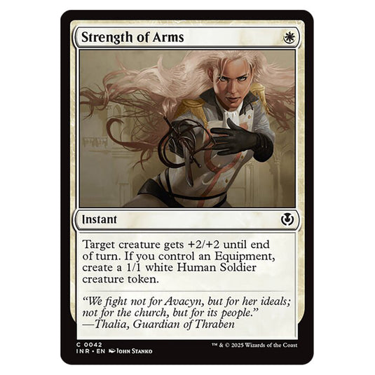 Strength of Arms 042 card from the Magic The Gathering set Innistrad Remastered