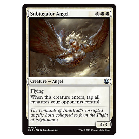 Subjugator Angel 043 card from the Magic The Gathering set Innistrad Remastered