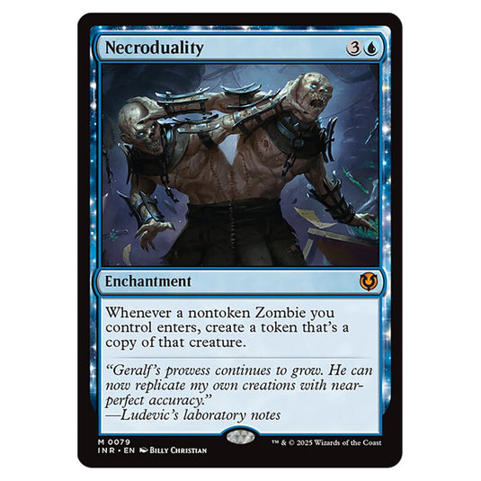 Necroduality 079 card from the Magic The Gathering set Innistrad Remastered