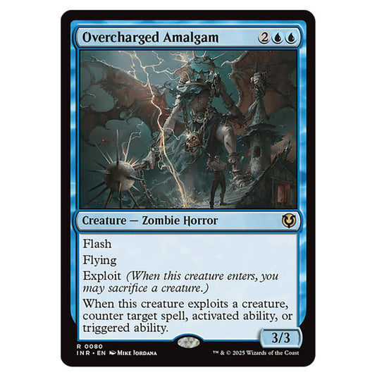 Overcharged Amalgam 080 card from the Magic The Gathering set Innistrad Remastered