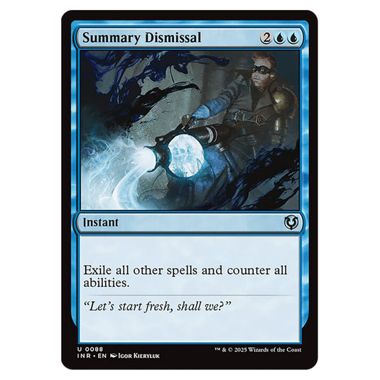 Summary Dismissal 088 card from the Magic The Gathering set Innistrad Remastered