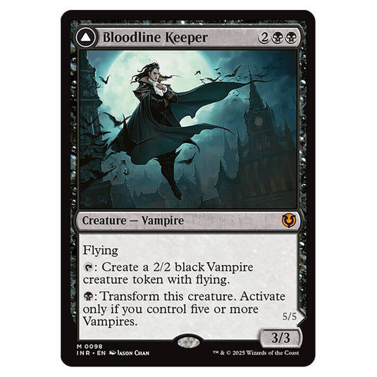 Bloodline Keeper // Lord of Lineage 098 card from the Magic The Gathering set Innistrad Remastered