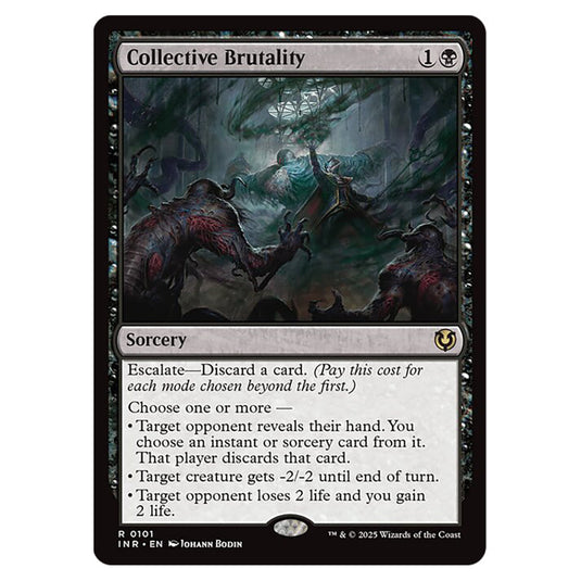 Collective Brutality 101 card from the Magic The Gathering set Innistrad Remastered