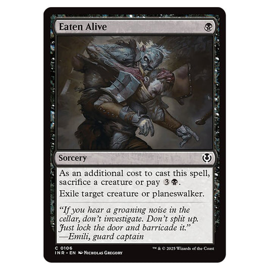 Eaten Alive 106 card from the Magic The Gathering set Innistrad Remastered