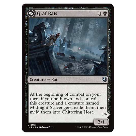 Graf Rats 113 card from the Magic The Gathering set Innistrad Remastered