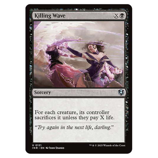 Killing Wave 121 card from the Magic The Gathering set Innistrad Remastered