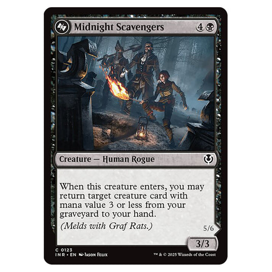 Midnight Scavengers 123 card from the Magic The Gathering set Innistrad Remastered