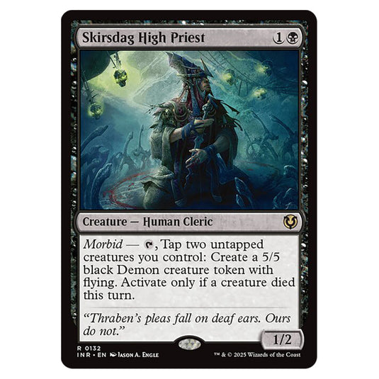 Skirsdag High Priest 132 card from the Magic The Gathering set Innistrad Remastered