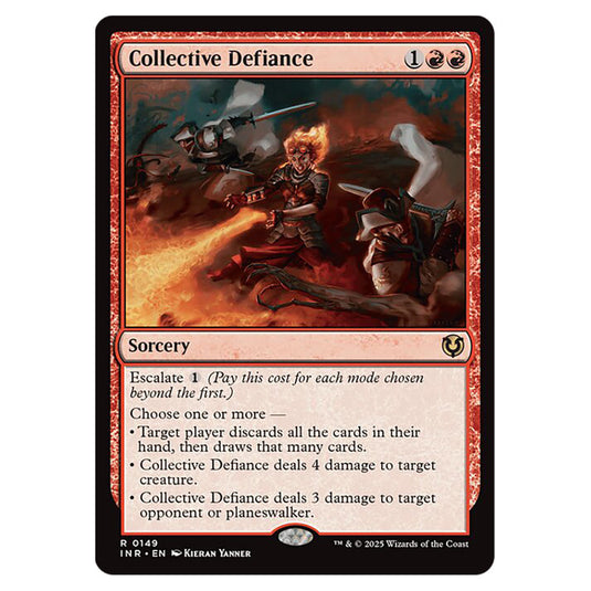 Collective Defiance 149 card from the Magic The Gathering set Innistrad Remastered