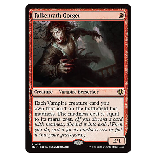 Falkenrath Gorger 152 card from the Magic The Gathering set Innistrad Remastered
