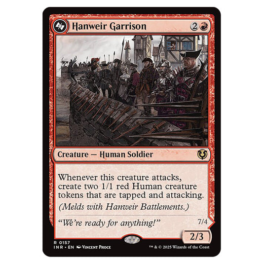 Hanweir Garrison 157 card from the Magic The Gathering set Innistrad Remastered