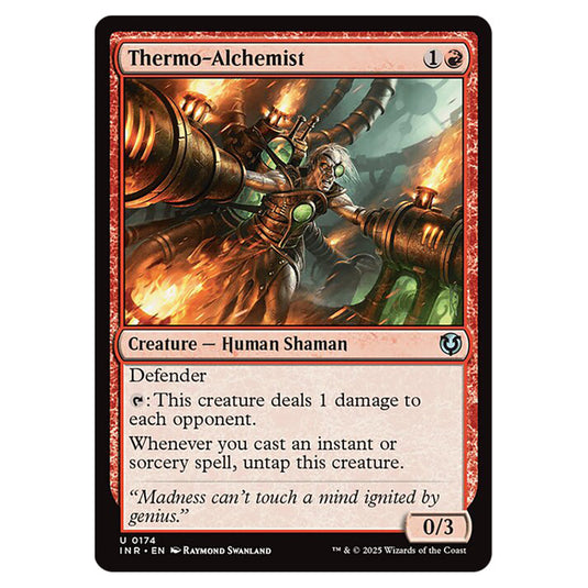 Thermo-Alchemist 174 card from the Magic The Gathering set Innistrad Remastered