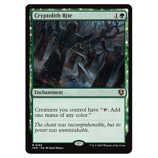 Cryptolith Rite 189 card from the Magic The Gathering set Innistrad Remastered