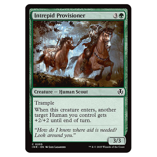 Intrepid Provisioner 205 card from the Magic The Gathering set Innistrad Remastered
