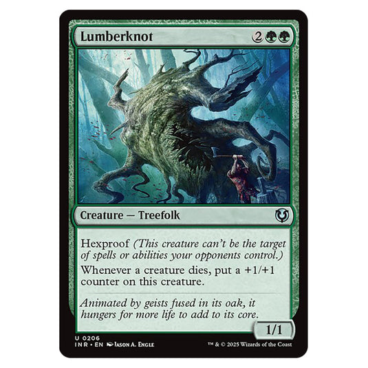 Lumberknot 206 card from the Magic The Gathering set Innistrad Remastered
