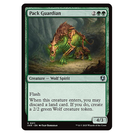 Pack Guardian 211 card from the Magic The Gathering set Innistrad Remastered