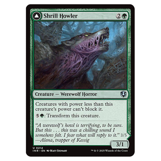 Shrill Howler // Howling Chorus 214 card from the Magic The Gathering set Innistrad Remastered