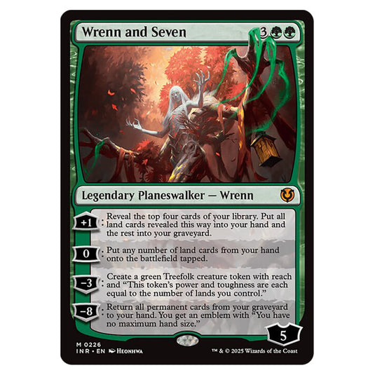 Wrenn and Seven 226 card from the Magic The Gathering set Innistrad Remastered