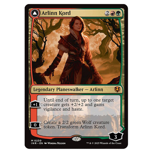 Arlinn Kord // Arlinn, Embraced by the Moon 230 card from the Magic The Gathering set Innistrad Remastered