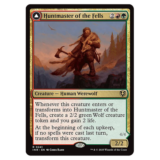 Huntmaster of the Fells // Ravager of the Fells 241 card from the Magic The Gathering set Innistrad Remastered