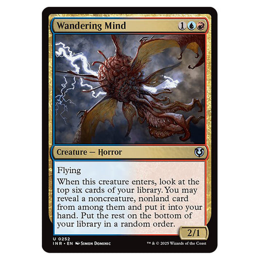 Wandering Mind 252 card from the Magic The Gathering set Innistrad Remastered