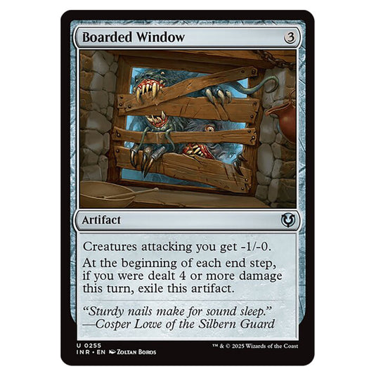 Boarded Window 255 card from the Magic The Gathering set Innistrad Remastered