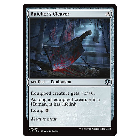 Butcher's Cleaver 256 card from the Magic The Gathering set Innistrad Remastered