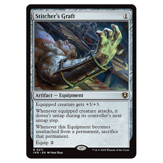 Stitcher's Graft 271 card from the Magic The Gathering set Innistrad Remastered