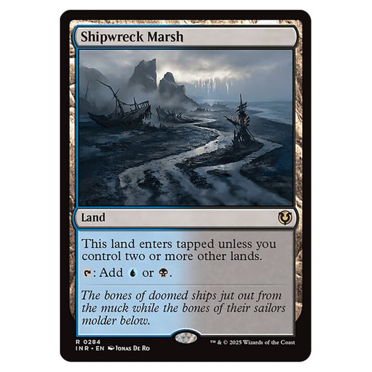 Shipwreck Marsh 284 card from the Magic The Gathering set Innistrad Remastered