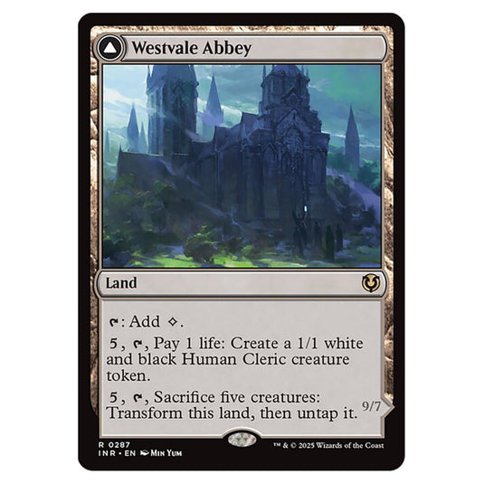 Westvale Abbey // Ormendahl, Profane Prince 287 card from the Magic The Gathering set Innistrad Remastered