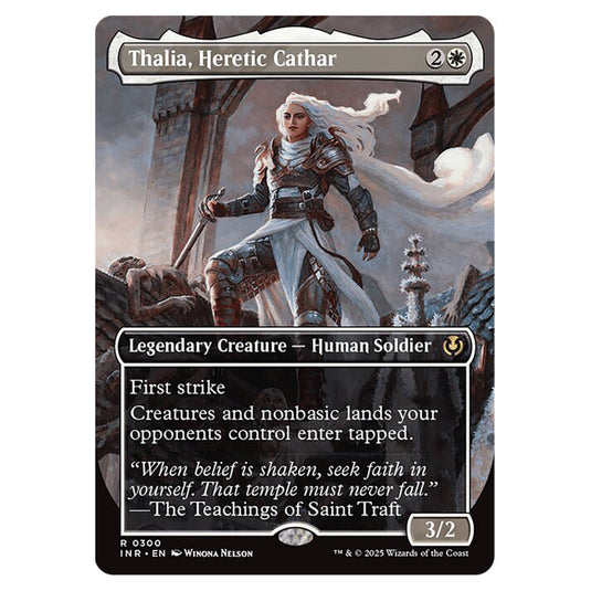 Thalia, Heretic Cathar 300 card from the Magic The Gathering set Innistrad Remastered