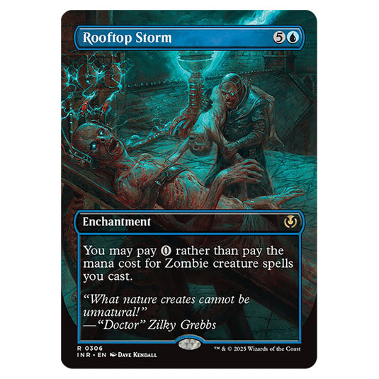 Rooftop Storm 306 card from the Magic The Gathering set Innistrad Remastered