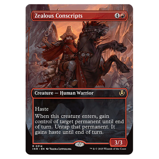 Zealous Conscripts 314 card from the Magic The Gathering set Innistrad Remastered
