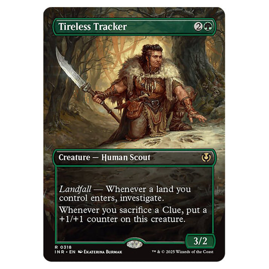 Tireless Tracker 318 card from the Magic The Gathering set Innistrad Remastered