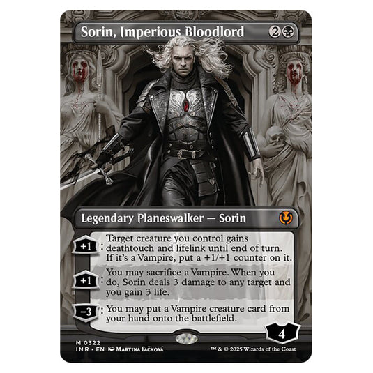 Sorin, Imperious Bloodlord 322 card from the Magic The Gathering set Innistrad Remastered