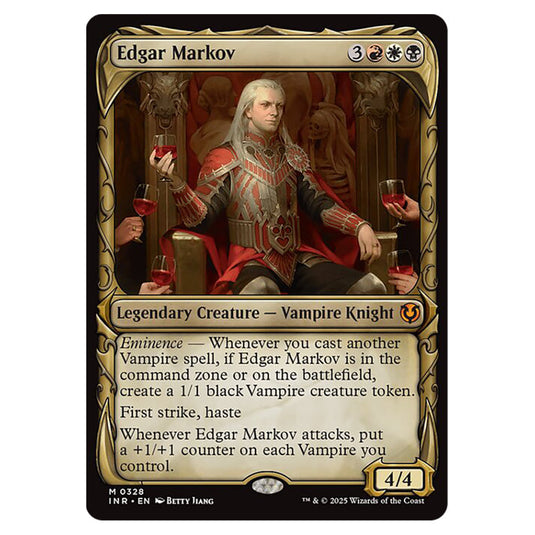Edgar Markov 328 card from the Magic The Gathering set Innistrad Remastered